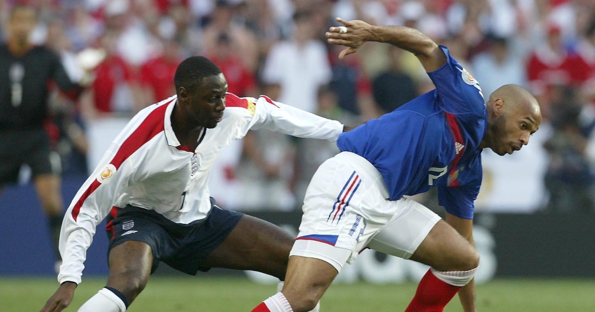 Ledley King and Thierry Henry