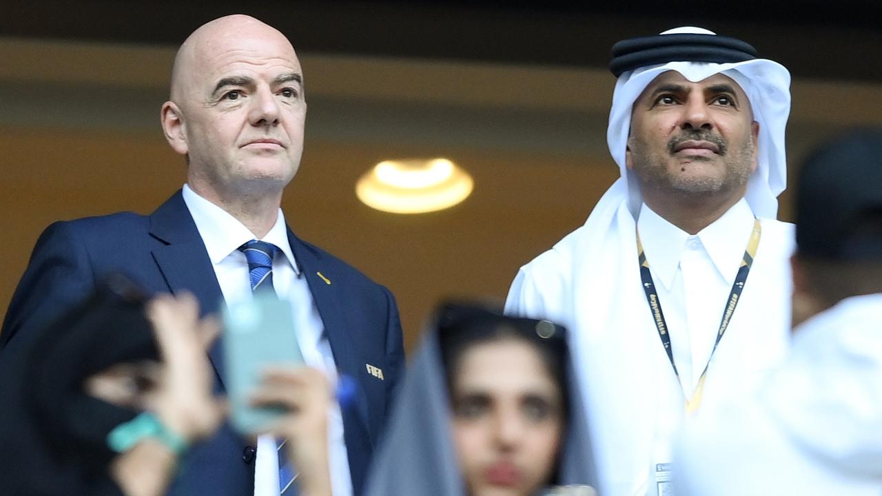 Gianni Infantino has some work to do to resolve a broadcasting dispute. (Photo by Justin Setterfield/Getty Images)