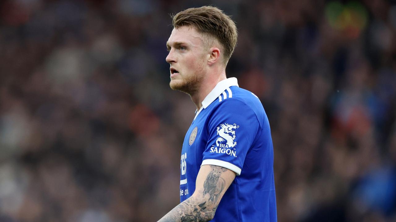 Harry Souttar has his first Premier League assist. (Photo by Catherine Ivill/Getty Images)