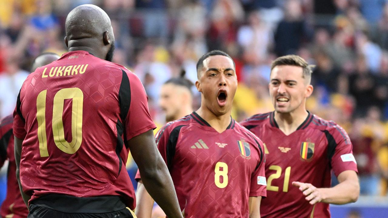 Youri Tielemans scored after 73 seconds. (Photo by Alberto PIZZOLI / AFP)